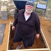 Rod Standing In 4'x 4' x 4' Pier Foundation Hole