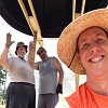 Rod, Chuck & Dustin Under Raised Dome